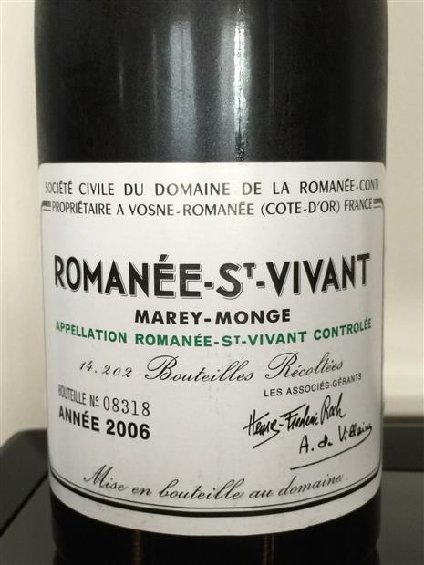1995 Domaine de la Romanee-Conti Romanee-Saint-Vivant Grand Cru, Cote de  Nuits, France