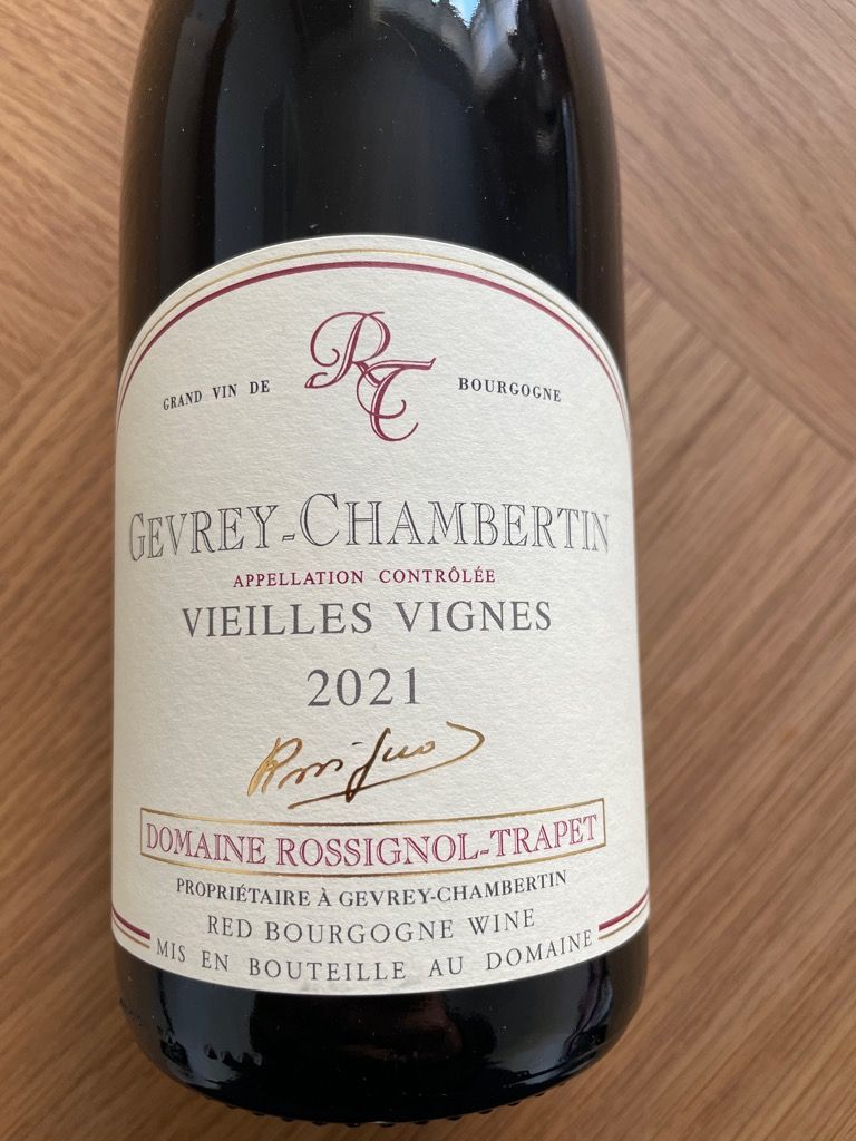 2022 Domaine Rossignol Trapet Gevrey-Chambertin Vieilles Vignes