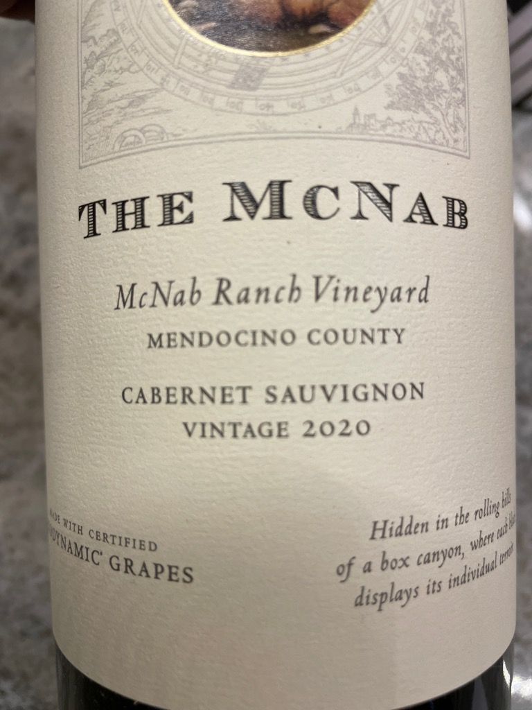 2020 McNab Ridge Sauvignon, USA, California, North Coast
