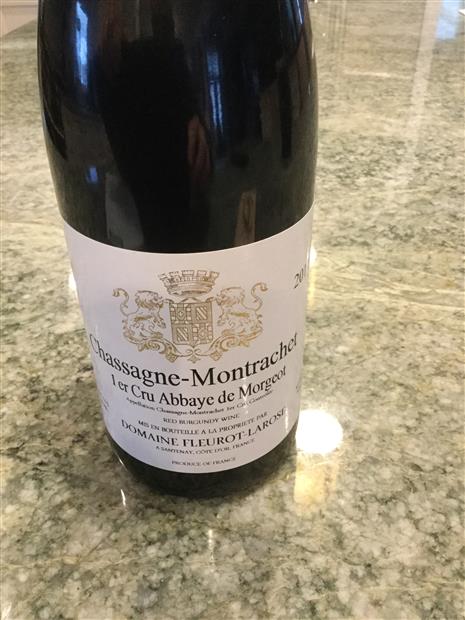 2018 Domaine Fleurot-Larose Chassagne-Montrachet 1er Cru Abbaye de ...