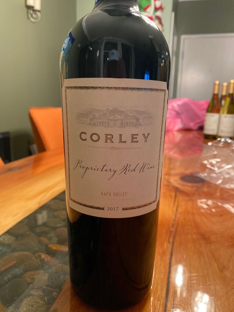 2017 Corley Family Corley Proprietary Red, USA, California, Napa Valley ...