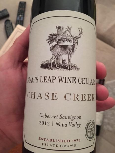 2012 Stag's Leap Wine Cellars Cabernet Sauvignon Chase Creek