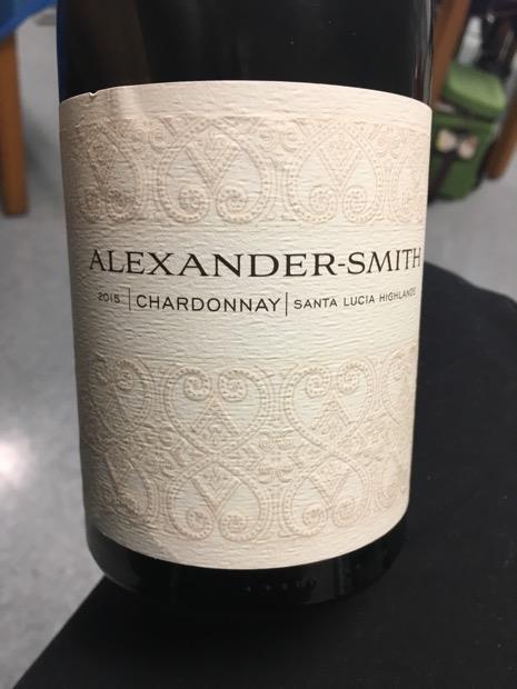 2015 Alexander Smith Chardonnay CellarTracker