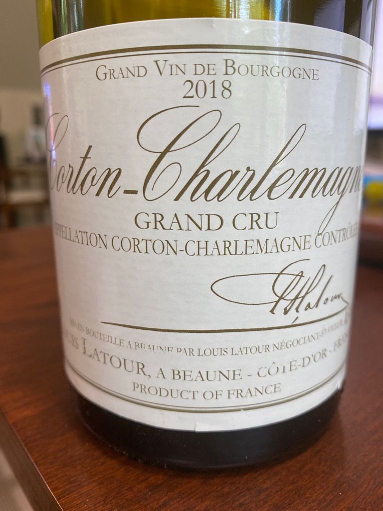 2018 Louis Latour Corton-Charlemagne - CellarTracker