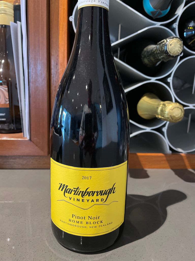 2017 Martinborough Vineyard Pinot Noir Home Block - CellarTracker