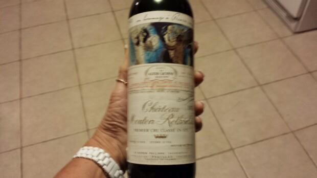 ちゃっぴー　Château Mouton 1970　1973 1973 Chateau Mouton Rothschild Pauillac (Double Magnum