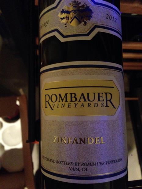 rombauer zinfandel