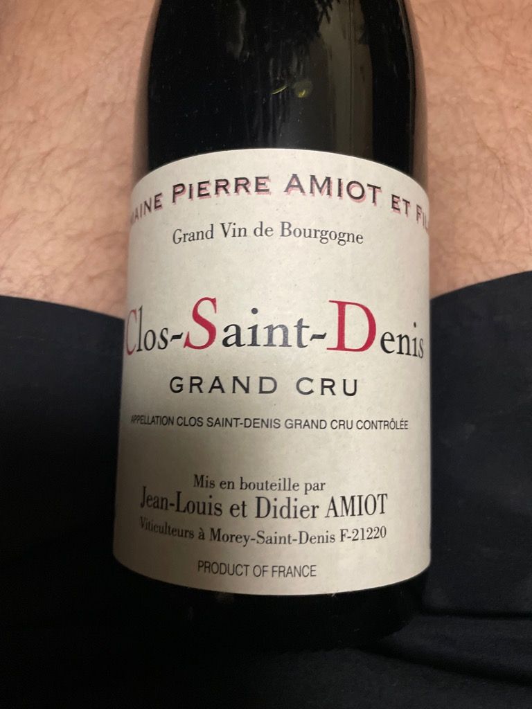 2007 Domaine Amiot et Fils Clos Saint-Denis - CellarTracker