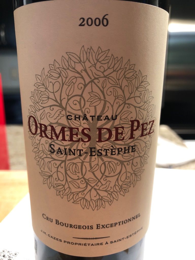 2006 Château Ormes de Pez - CellarTracker