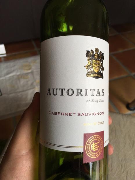 Autoritas Cabernet Sauvignon valle central glass 750ml (7804414003762)