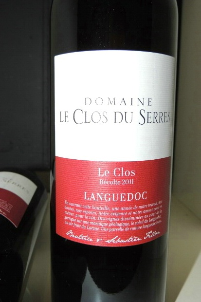 2012 Domaine Le Clos Du Serres Coteaux Du Languedoc Le Clos, France ...