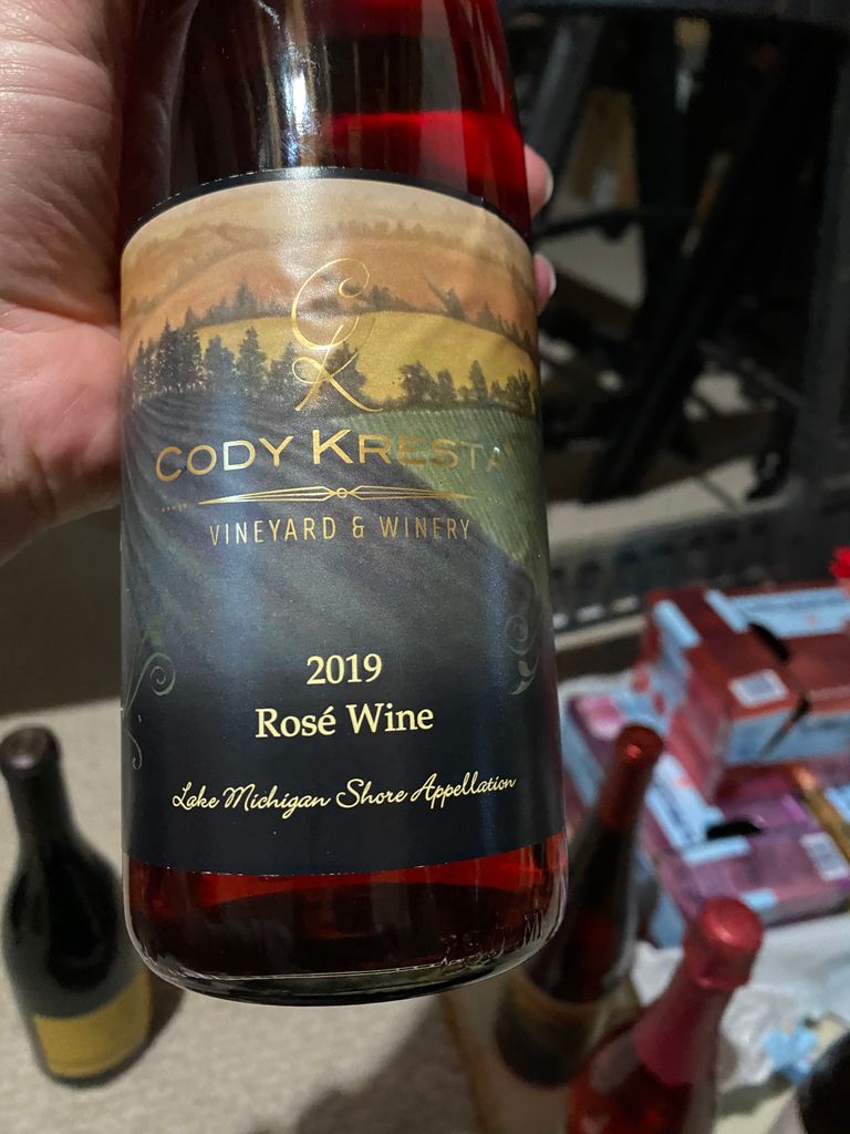 2021 Cody Kresta Vineyard & Winery Rosé Semi-Sweet, USA, Michigan, Lake ...