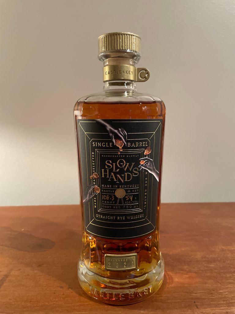 NV Castle & Key Distillery Slow Hands Cask Strength Single Barrel Rye ...