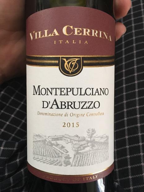 2015 Villa Cerrina Montepulciano d'Abruzzo, Italy, Abruzzi ...