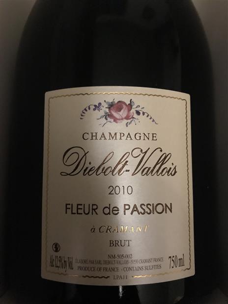 2010 Diebolt-Vallois Champagne Fleur de Passion Brut - CellarTracker