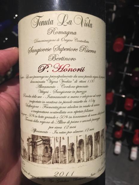 2011 Tenuta La Viola Sangiovese di Romagna Superiore Riserva Petra ...