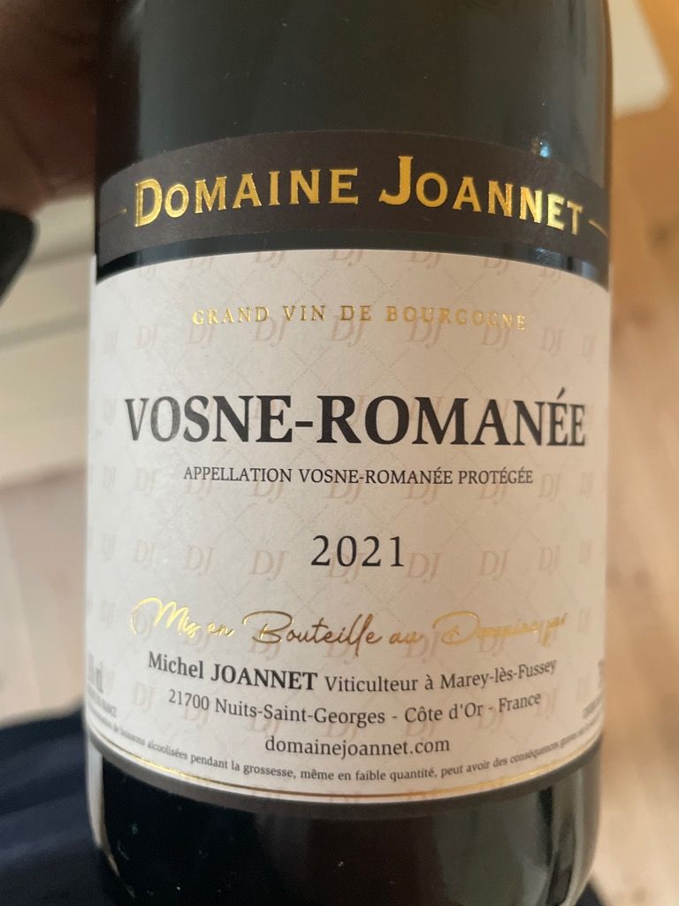 Domaine Joannet Vosne Romanee 2009 2018 Domaine Joannet Vosne