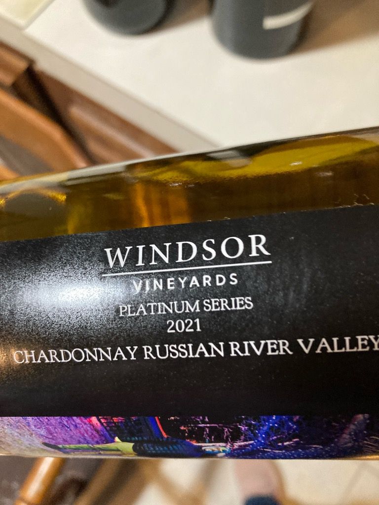 2021 Windsor Vineyards Chardonnay Signature Series Russian River Valley