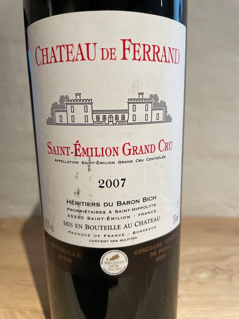 2007 Château de Ferrand - CellarTracker