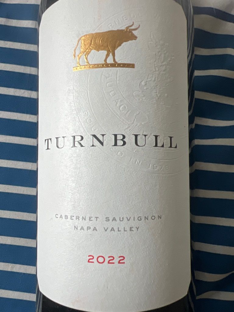 2022 Turnbull Cabernet Sauvignon Napa Valley - CellarTracker