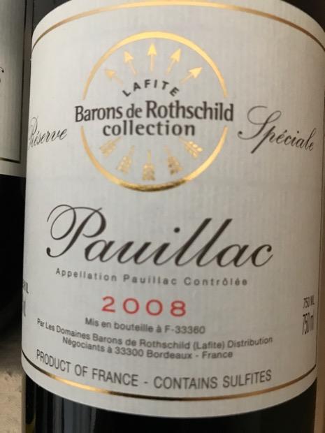 2012 Barons de Rothschild (Lafite) Pauillac Réserve Spéciale