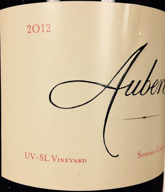 2012 Aubert Pinot Noir UV-SL Vineyard - CellarTracker