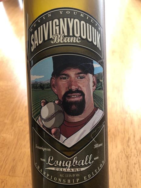 Longball Cellars Kevin Youkilis Sauvignyoouuk Sauvignon Blanc