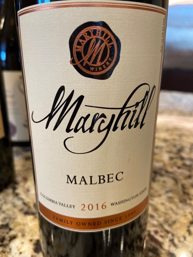 2016 Maryhill Malbec, USA, Washington, Columbia Valley CellarTracker