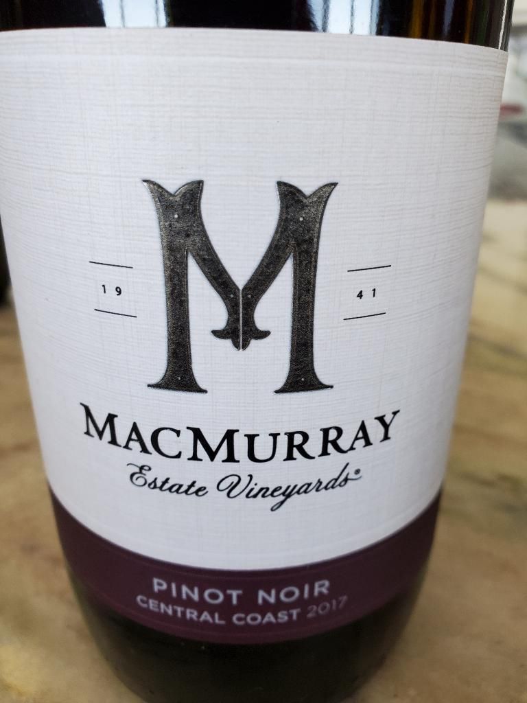 2012 MacMurray Ranch Pinot Noir Central Coast - CellarTracker