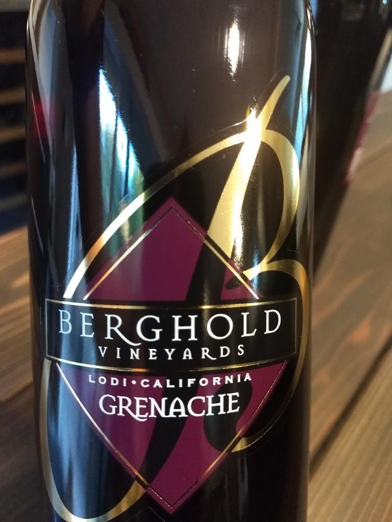 2019 Berghold Vineyards Grenache, USA, California, Central Valley, Lodi