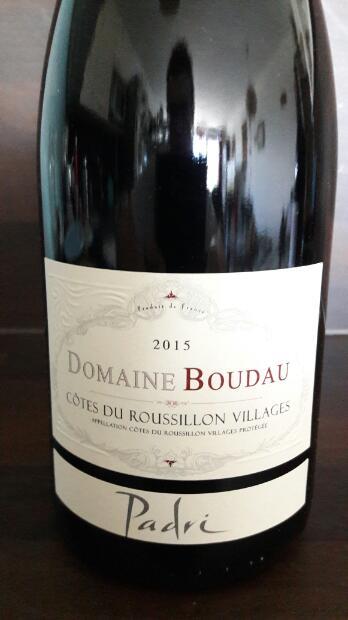 2015 Domaine Boudau Côtes Du Roussillon Villages Padri, France ...