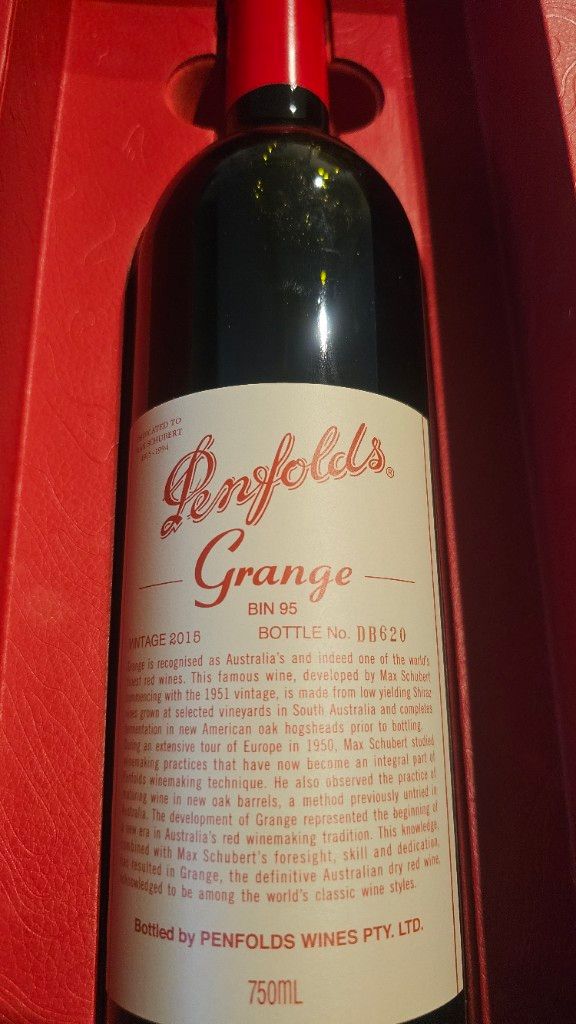 2016 Penfolds Grange - CellarTracker