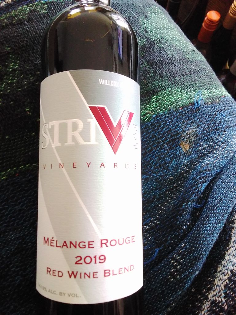 2020 Strive Vineyards Mélange Rouge, USA, Arizona, Willcox CellarTracker