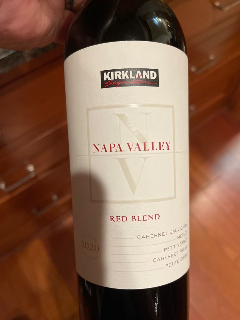 2020 Kirkland Signature Red Blend, USA, California, Napa Valley