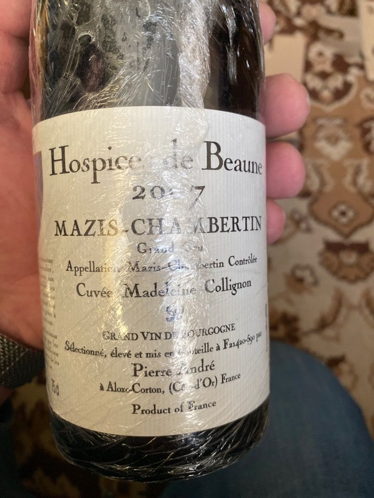 ワイン Hospices de Beaune 2007 Mazis-Chambertin 2007 Hospices de Beaune Mazis-Chambertin Cuvée Madeleine Collignon