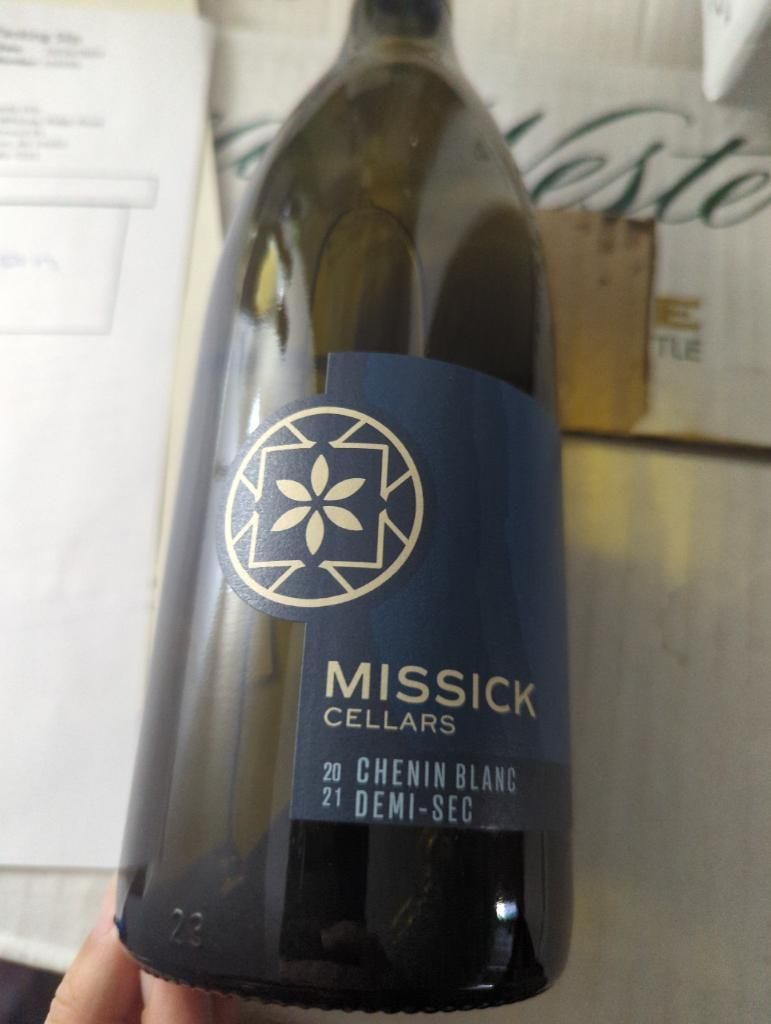 2021 Missick Cellars Chenin Blanc Demi Sec, USA, New York, Finger Lakes