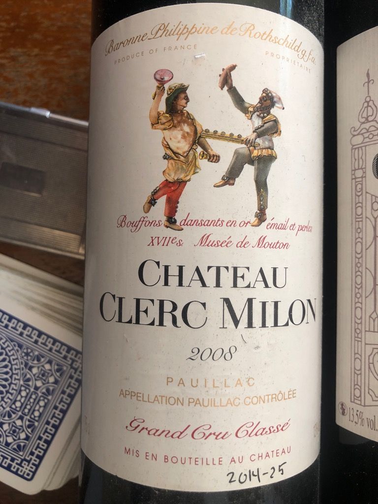 【海外輸入】 2008 Château Clerc Milon - CellarTracker ワイン