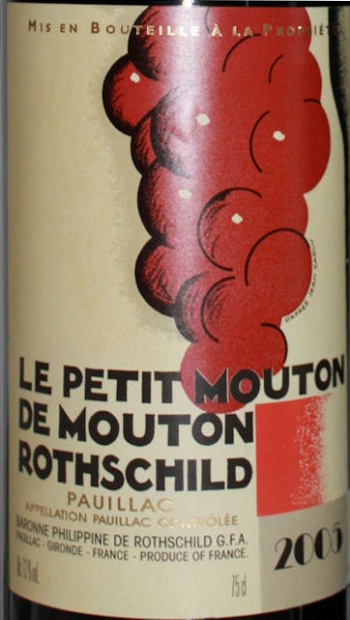 2008 Le Petit Mouton de Mouton Rothschild - CellarTracker