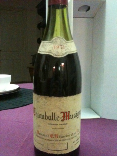 1969 Domaine G. Roumier / Christophe Roumier Chambolle-Musigny