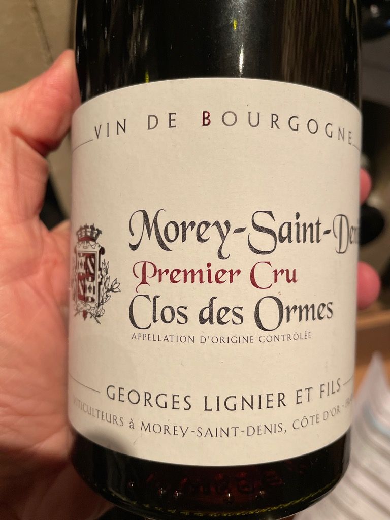 2017 Georges Lignier et Fils Morey-Saint-Denis 1er Cru Clos des