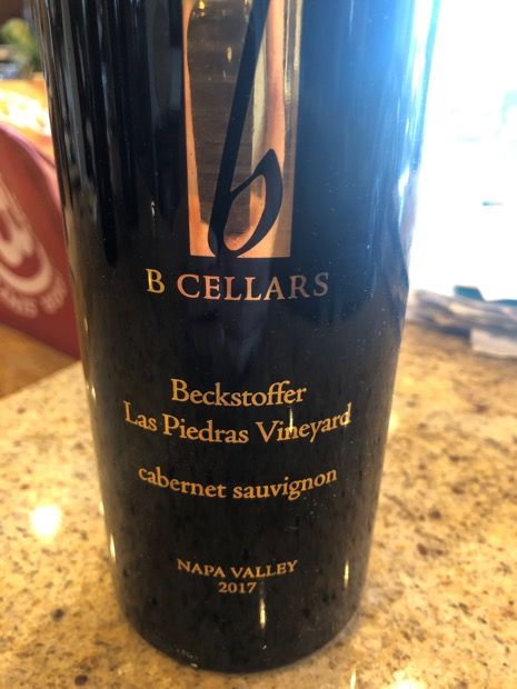 2017 B Cellars Cabernet Sauvignon Beckstoffer Las Piedras Vineyard, USA ...