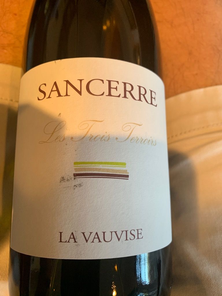 2019 Domaine De La Vauvise Sancerre Les Trois Terroirs, France, Loire ...