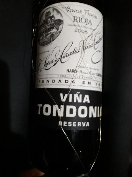 2005 R. López de Heredia Rioja Reserva Viña Tondonia - CellarTracker