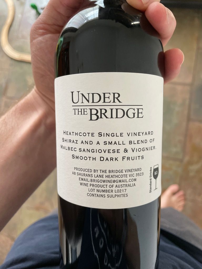 2017 Knots Wines The Bridge Shurans Lane Shiraz/Malbec, Australia