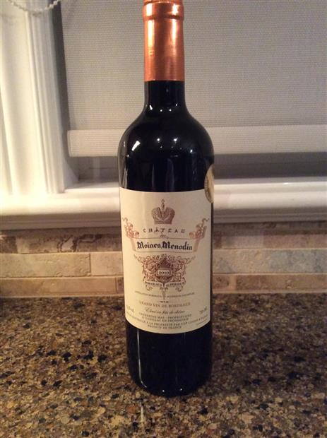 2010 Château des Moines Menodin, France, Bordeaux, Bordeaux Supérieur ...