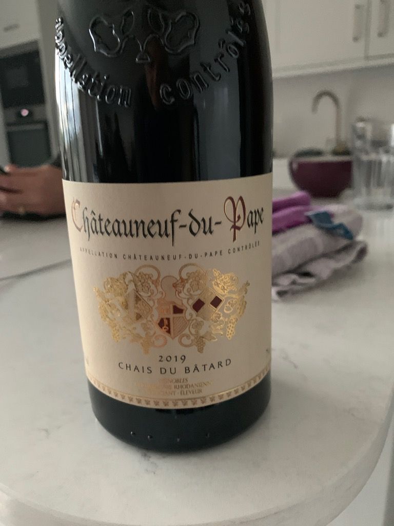 2019 Chais de Bâtard ChâteauneufduPape Grande Réserve, France, Rhône, Southern Rhône