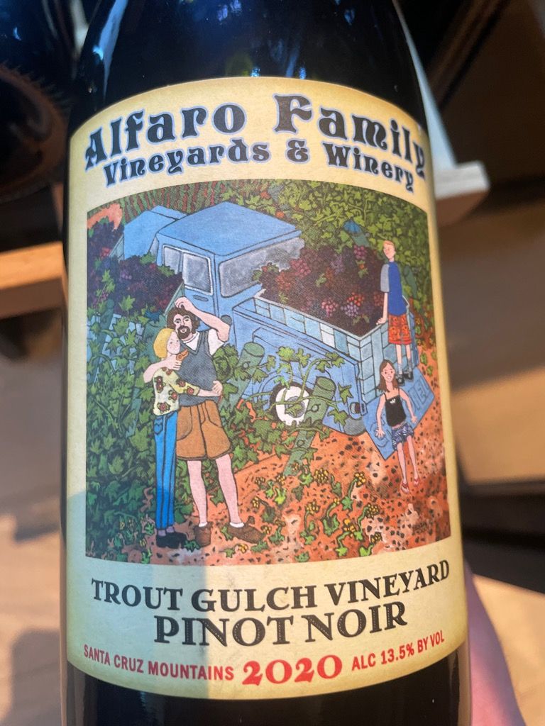 2021 Alfaro Family Pinot Noir Trout Gulch Vineyard CellarTracker