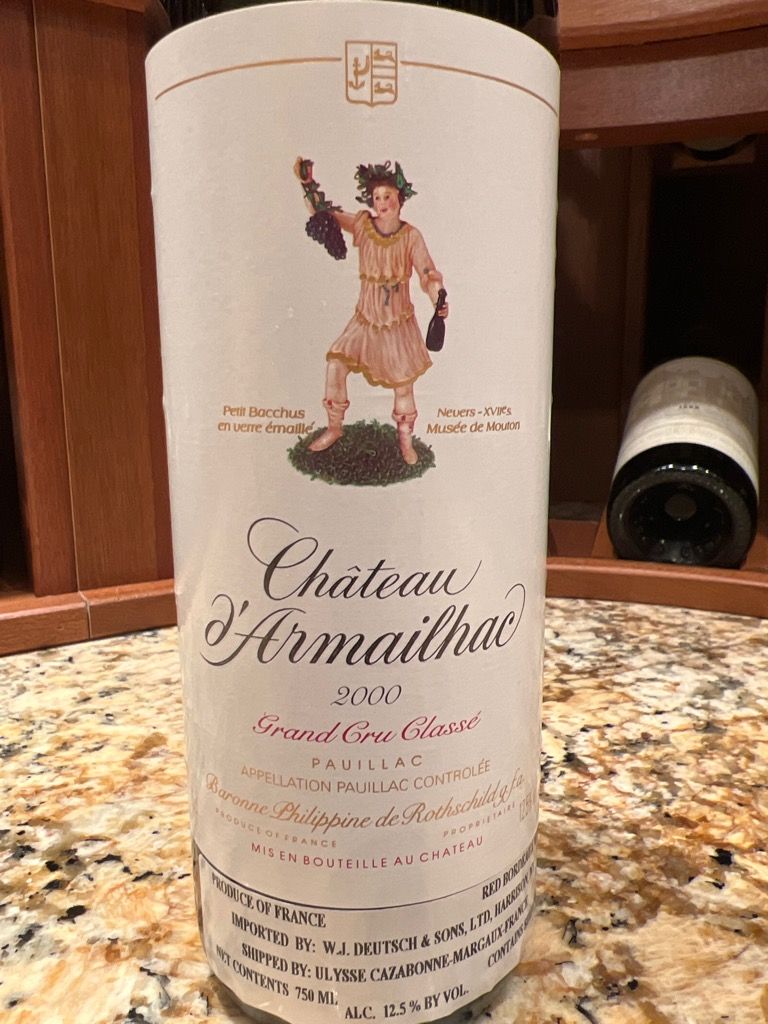 2000 Château d'Armailhac - CellarTracker
