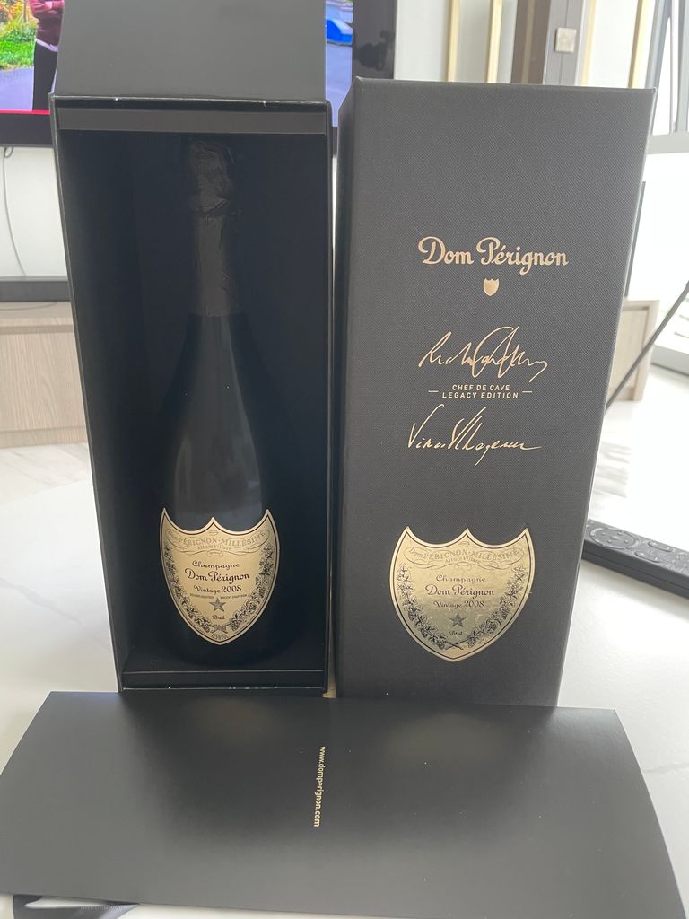 Dom Perignon Legacy Edition 2008 (if the shipping method is UPS or FedEx,  it will be sent without box)
