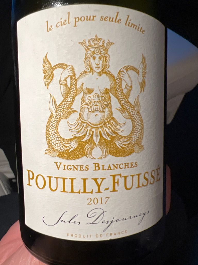 2018 Jules Desjourneys Pouilly-Fuissé Les Vignes Blanches